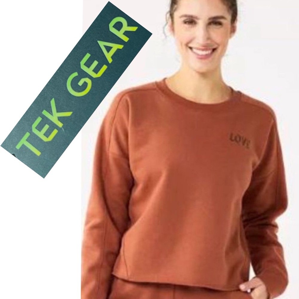 TEK GEAR ULTRASOFT Fleece Sweatshirt Size XXL
Brown Color